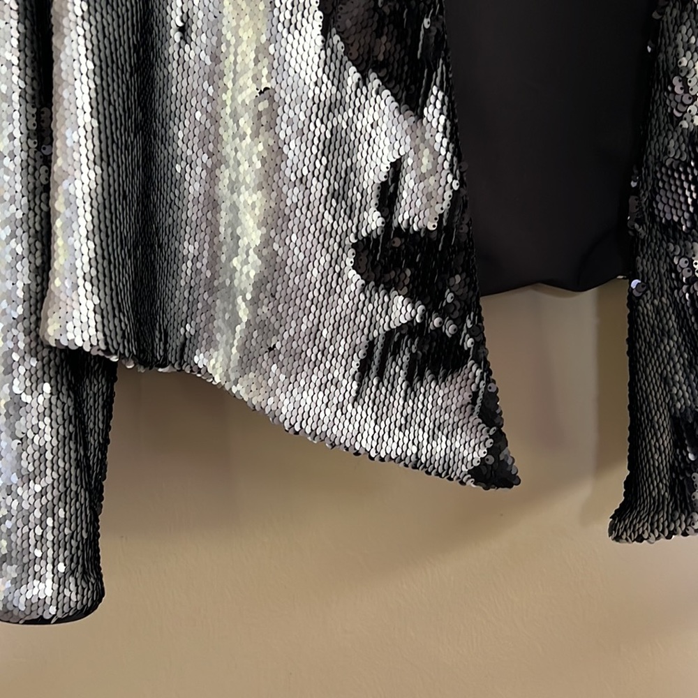 Chaser Lined With Reversible Sequins Open Front J… - image 6